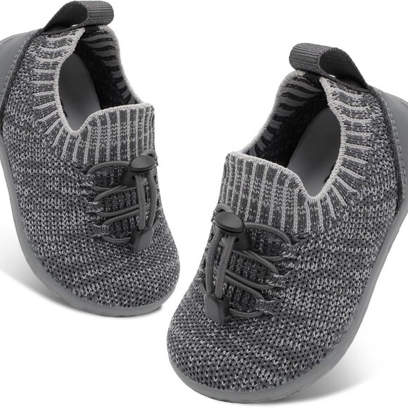 Soft Knitted Mesh Infant Sneakers - Lightweight Slip-On Design for Little Feet - Picture 1 of 8
